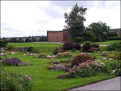 The raised rock garden