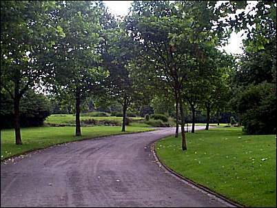 The drive running from the main gates