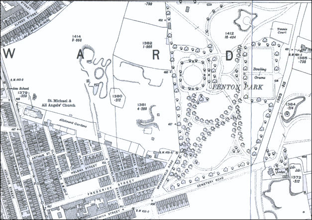 1922 OS Map of Etruria 