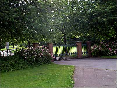 Gates to Fenton Park - on Victoria Road