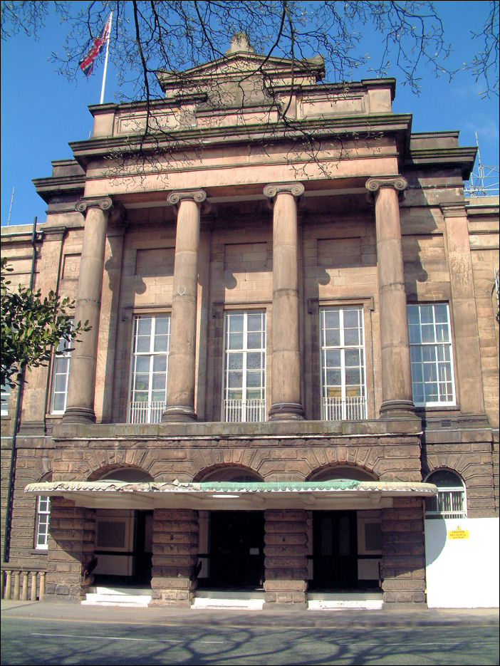 Stoke Town Hall on Glebe Street, Stoke