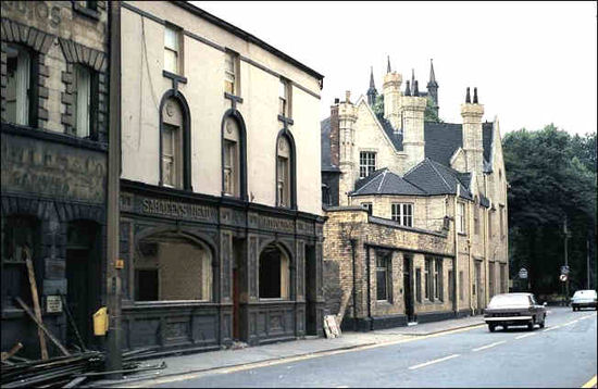 Saracen's Head public house in Glebe Street, Stoke