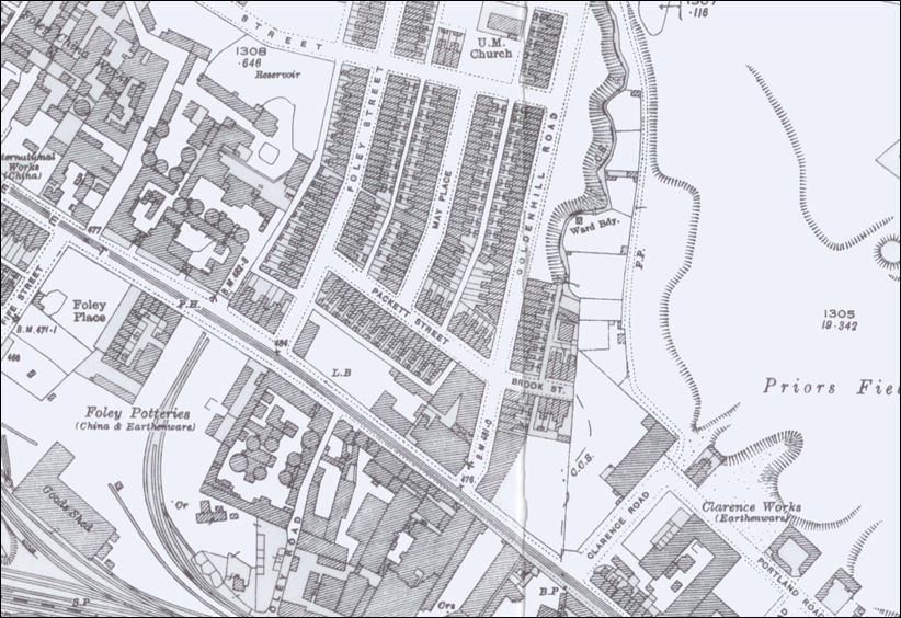 May Place - Fenton - 1922 map