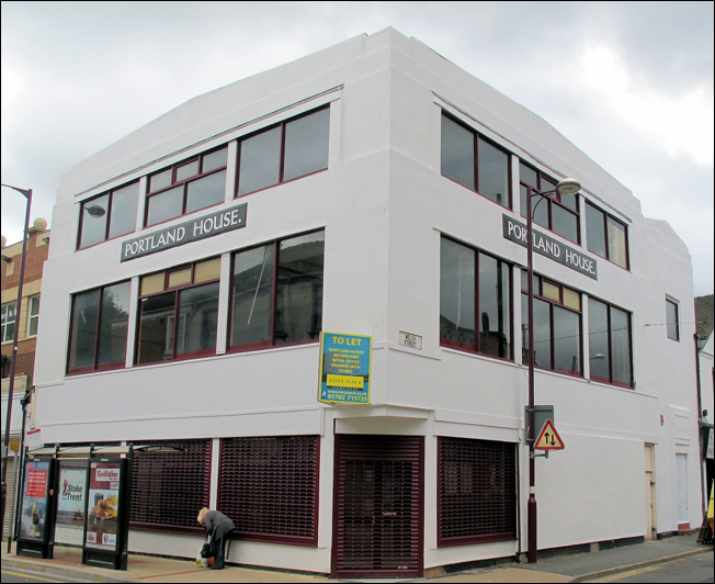 simplistic deco Portland House in Church Street, Stoke 