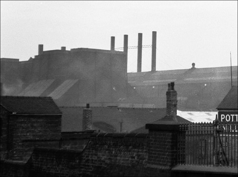 behind and to the left can be seen the Hanley Electric Works