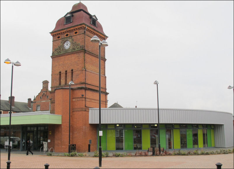 Stoke Library in the Market Complex