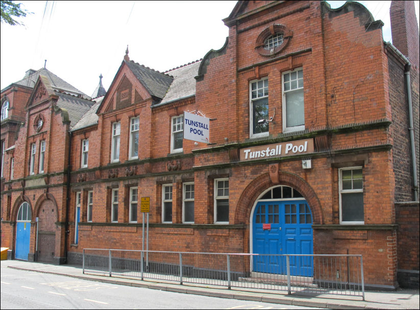 To the left is the Old Fire Station to the right Tunstall Swimming Pool