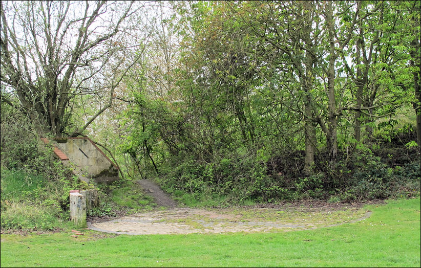 remnant of the brick circle 