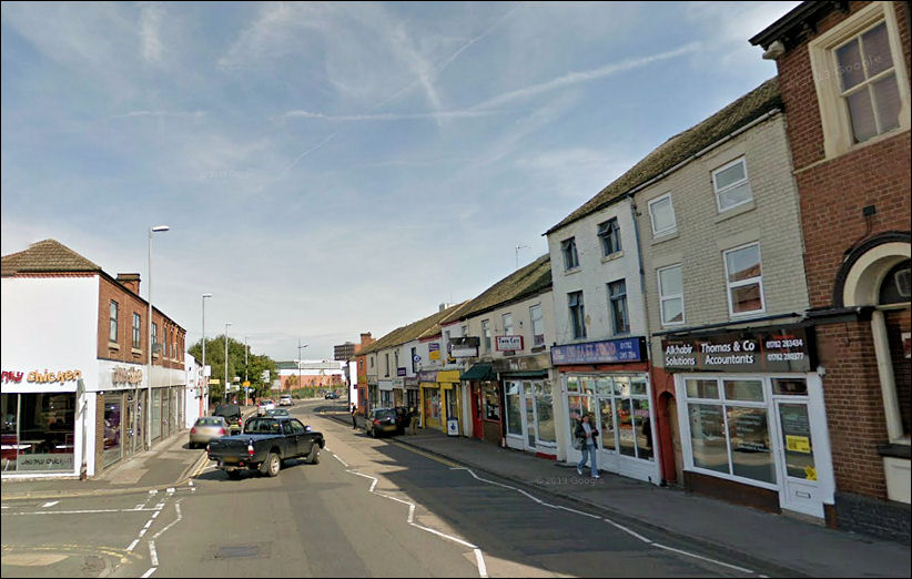 The same view of Broad Street in 2012