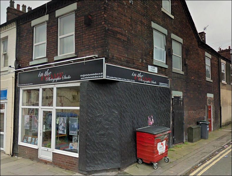 the shop in 2012 on the corner of London road and Frank Street 