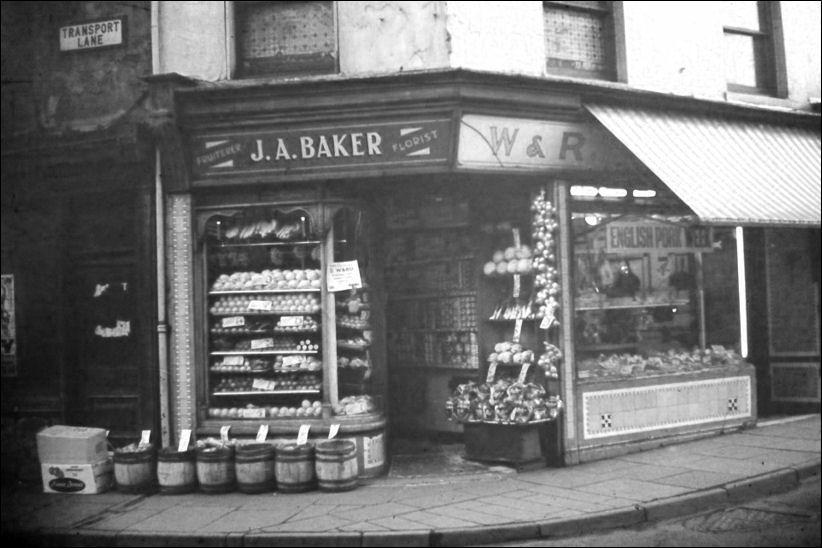 J.A. Baker, Fruitery & Florist, Transport Lane, Longton