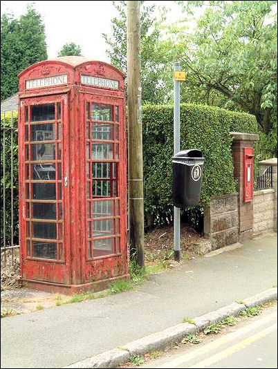 K6 telephone box at Jack Haye Lane, Lightoaks,