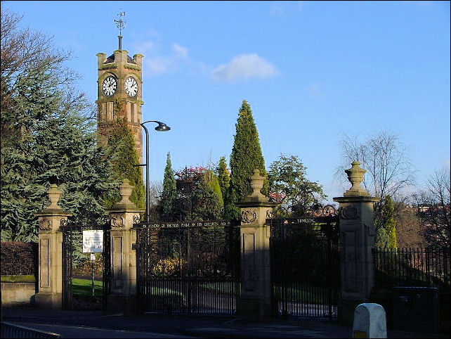 The Adams Clock Tower, Tunstall Park, Stoke-on-Trent