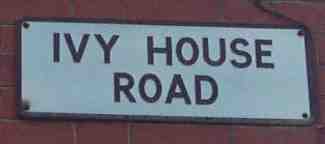 Ivy House Road Sign