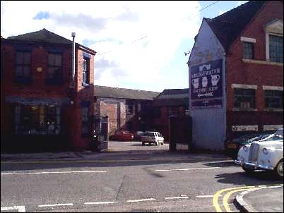 Entrance and factory shop of Bridgewater Pottery