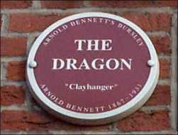 n Arnold Bennett's novels he renamed the George Hotel as 'The Dragon'