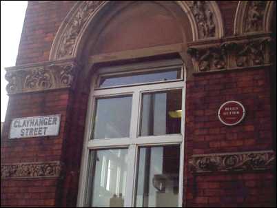 The side of the Wedgwood Institute is in 'Clayhanger Street' (after Arnold Bennett's novel of the same name).