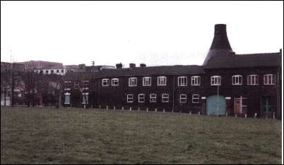 Dudson Pottery frontage - Hope Street is to the left and York Street to the right.