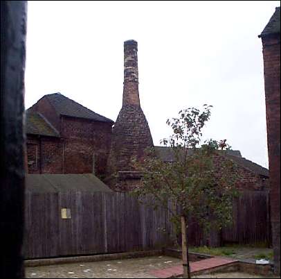 The Red House behind the small decorating kiln