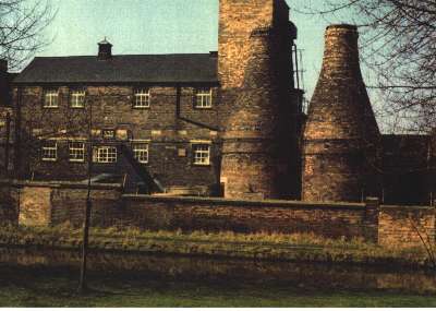 Bottle Kilns at the Cliff Vale Potteries 