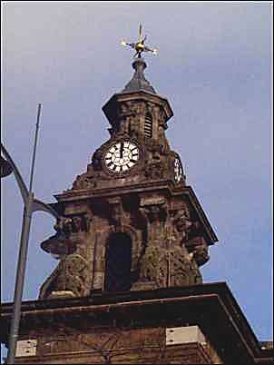 The clock tower - minus the 'Angel'