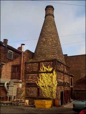 kiln at Moorland Pottery Works