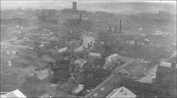 Broad Street, Hanley, from Ashworth's chimney