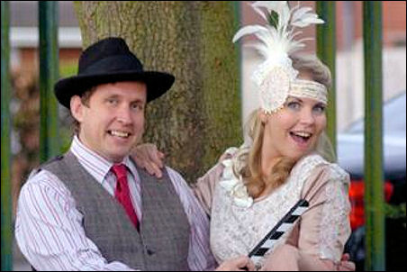 Jonathan Fernyhough as Mack, and Catherine O'Reilly as Mabel