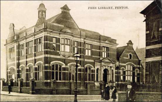 a postcard of the Carnegie Building c.1910