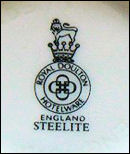 Steelite was originally a trade name of Royal Doulton