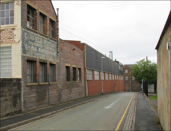 another view along Barker Street towards Barlow Street