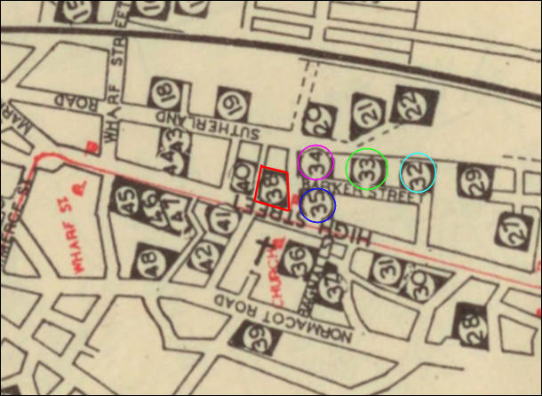 map from 1947 Pottery Gazette & Glass Trade Review - 38 marks the Duchess Works