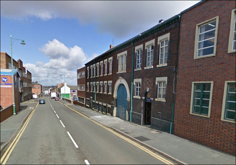 on the right is the Duchess Works, on the left in the distance is the Rosyln Works 