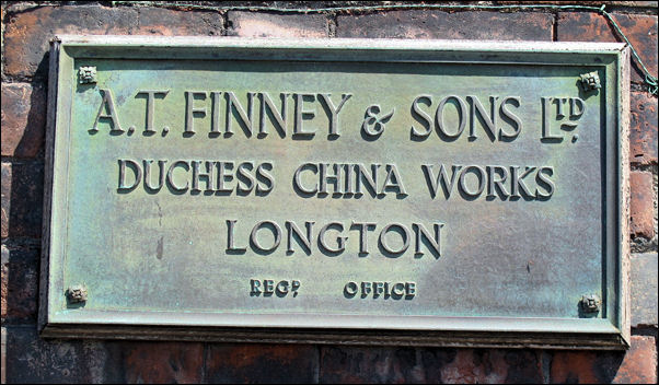 A. T. Finney & Sons Ltd, Duchess China Works, Longton