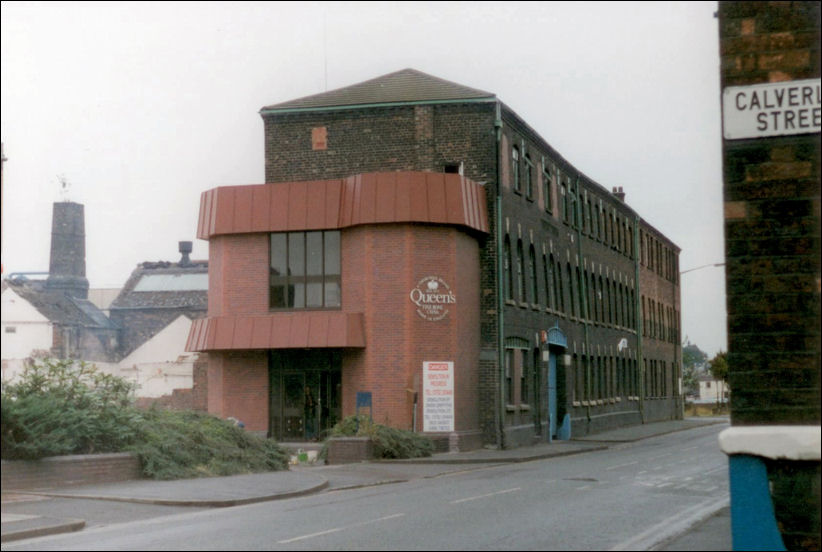 at some time in the early 1990's the Churchill Group took over the works, built new offices and started manufacture of Queen's ware  