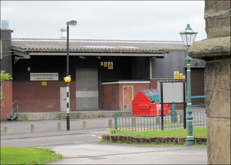 View from St. James Church across Uttoxeter Road (was High Street) 