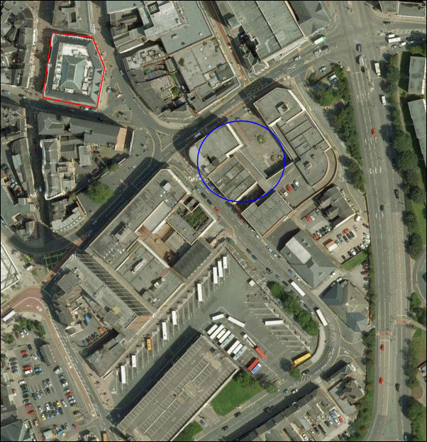the same area on Google maps c.2010