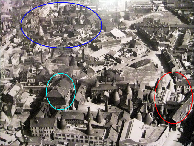the dark blue oval is the Gladstone, Roslyn and Park Works  