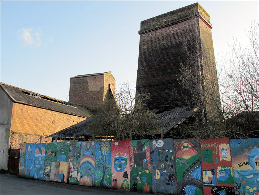 square calcining kiln in Milvale Street, Middleport, Burslem 