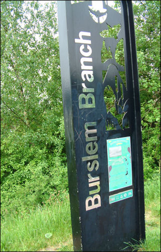 site of the former Burslem Branch Canal 