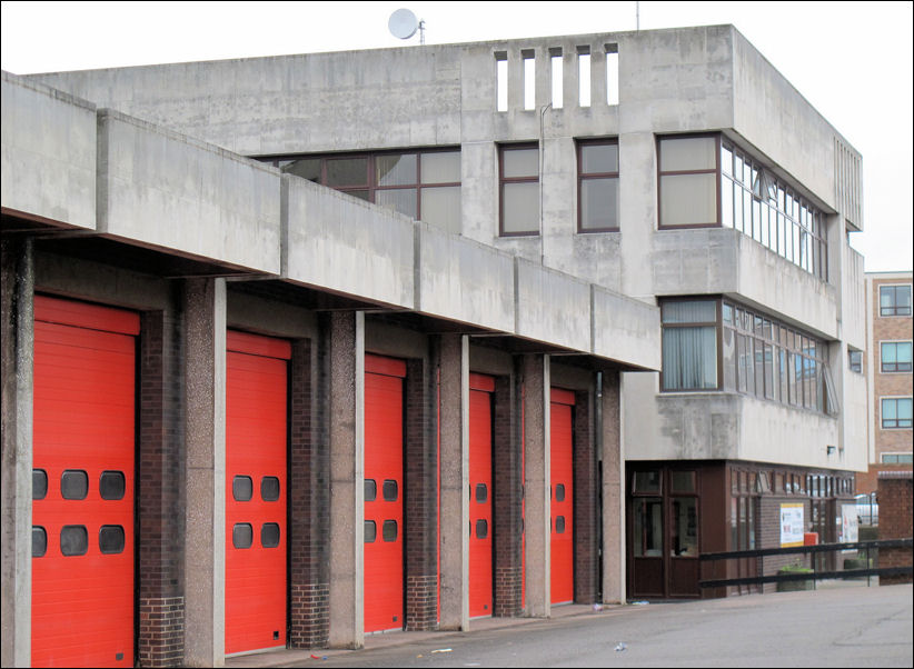Hanley Fire Station - on the site of the old Smithfield Cattle Market 