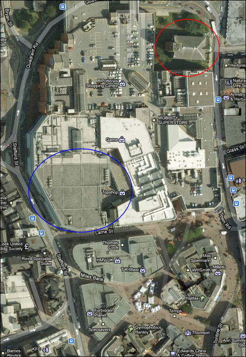 the same area on Google Maps - 2011 