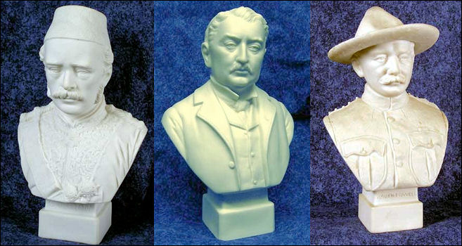 Parian Busts by Robinson and Leadbeater