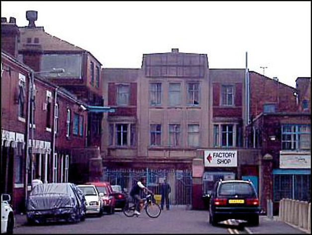 Crane Street (off Waterloo Road) - and the entrance to the Churchill Pottery (was Myott)