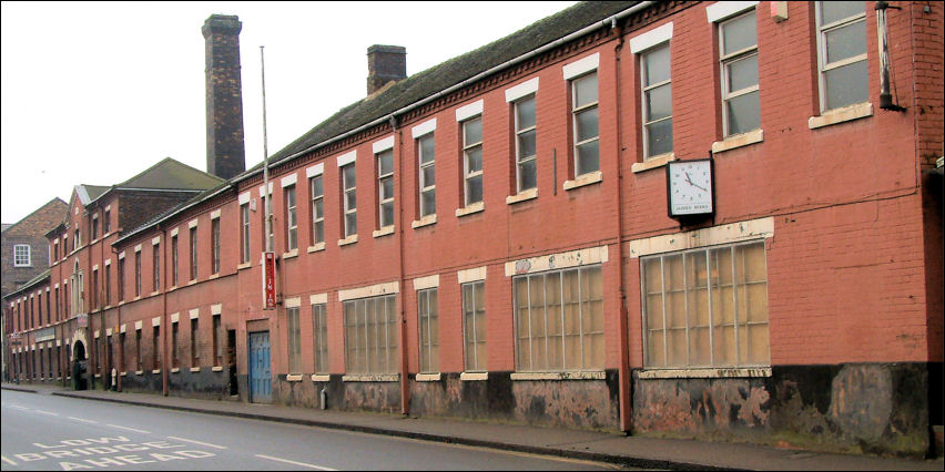 A view of the full seventeen bays of the Boundary Works