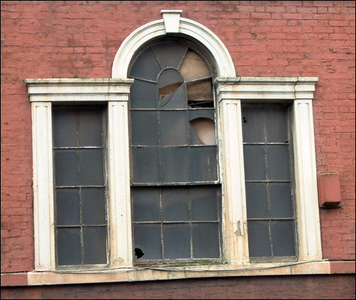 The Venetian window, very much loved by the Staffordshire Pottery factory owners
