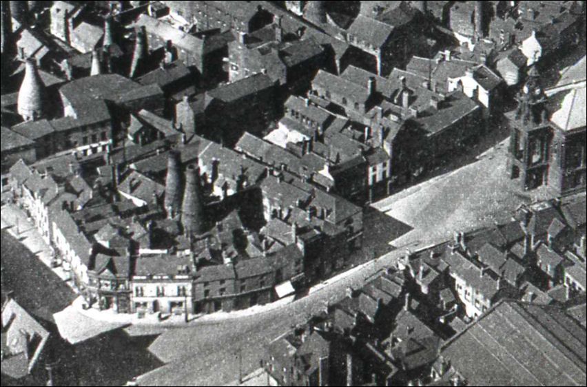 Old aerial view of the Central Works