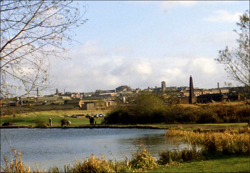 Westport Lake after reclamation work - all the kilns on the skyline have long gone