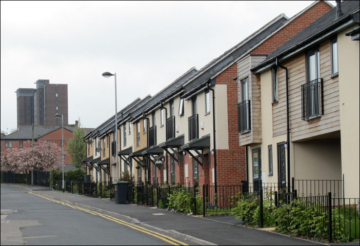 the same view along Eastwood Road in 2010 