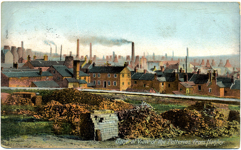 Joiners Square - looking towards the Eastwood / Wellington  district of Hanley